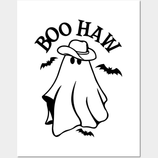 BOO Haw Halloween Ghost Posters and Art